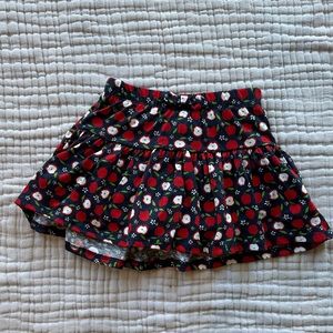 Max studio Girls apple print skirt